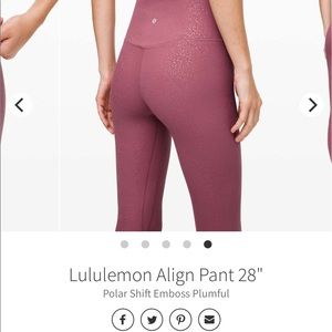 Lululemon Align Pant 28”